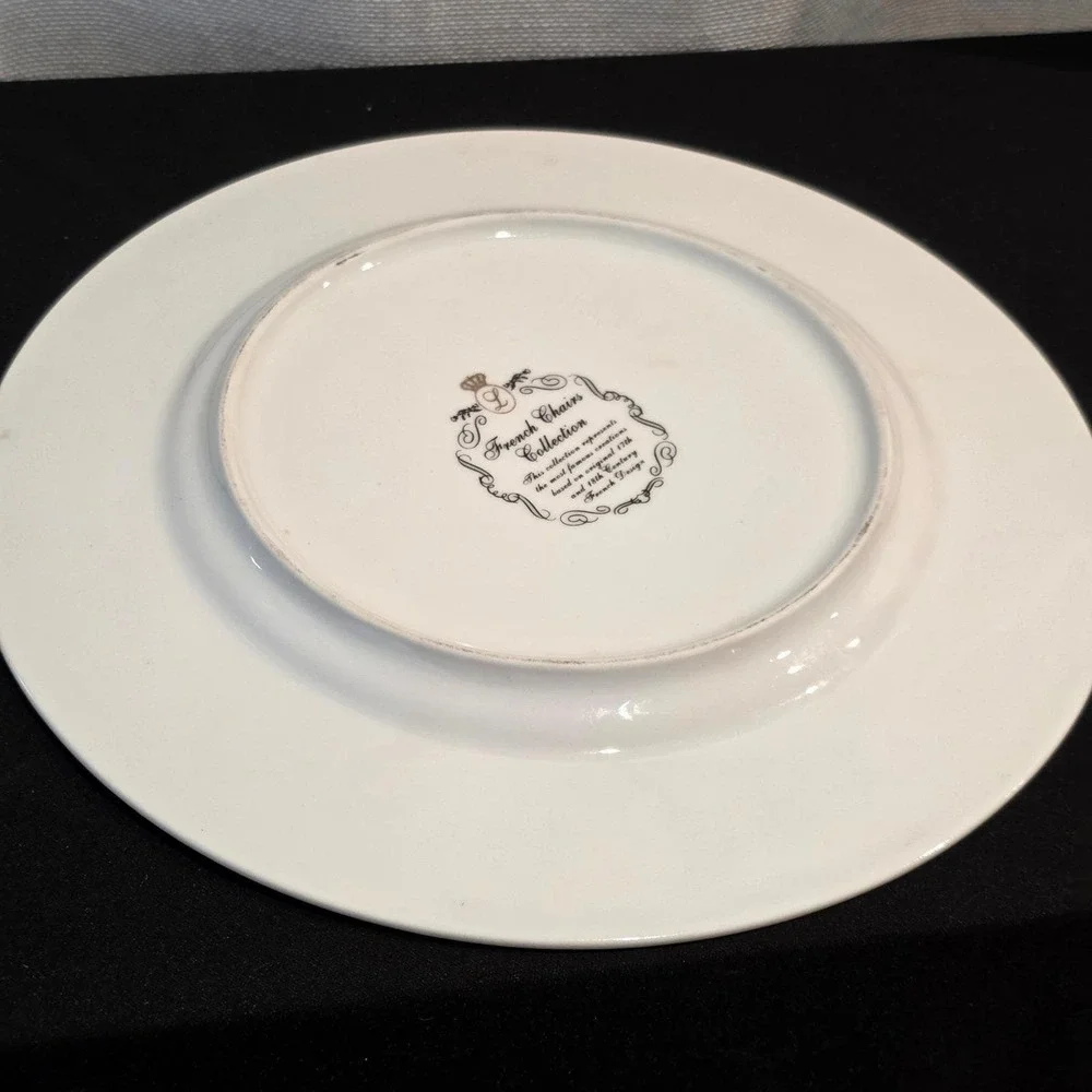 French‎ Chairs Collection Email de Limoges Porcelain Plates Wall Home Decor